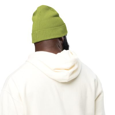 Organic ribbed beanie - Image 9