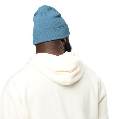 Organic ribbed beanie - Image 3