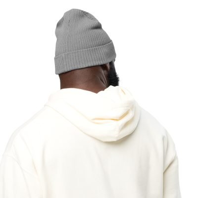 Organic ribbed beanie - Image 6