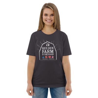 Red Hen Farm Logo Unisex organic cotton t-shirt - Image 17