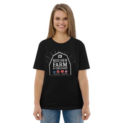 Red Hen Farm Logo Unisex organic cotton t-shirt