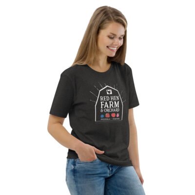 Red Hen Farm Logo Unisex organic cotton t-shirt - Image 14