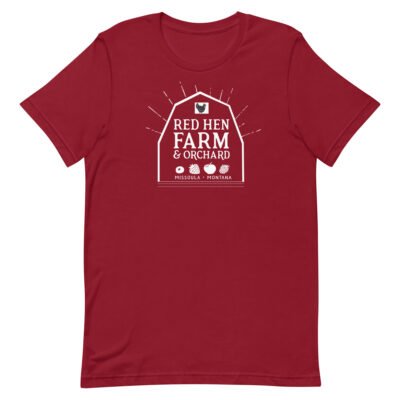 CARDINAL RED HEN FARM LOGO SHIRT