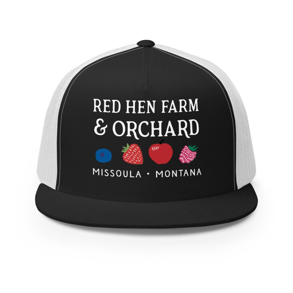 Red Hen Fruit Logo Trucker Cap