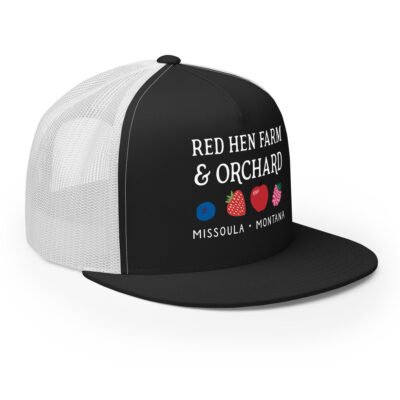 Red Hen Fruit Logo Trucker Cap - Image 3
