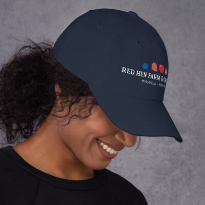 Red Hen Fruit First Dad hat - Image 3