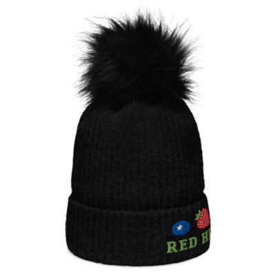 Red Hen Diva pom-pom beanie - Image 4