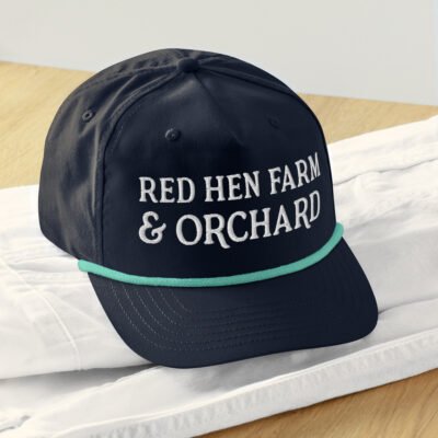 Red Hen Farm and Apple Golf rope cap - Image 2