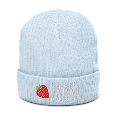 Strawberry Ribbed knit beanie - Image 5