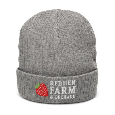 Strawberry Ribbed knit beanie - Image 4